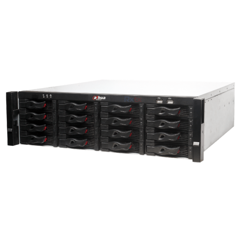 NVR Dahua 128 Canales 16HDD hasta 8TB/CU RAID Serie Ultra HOTSWAP DHI-NVR616R-128-4KS2